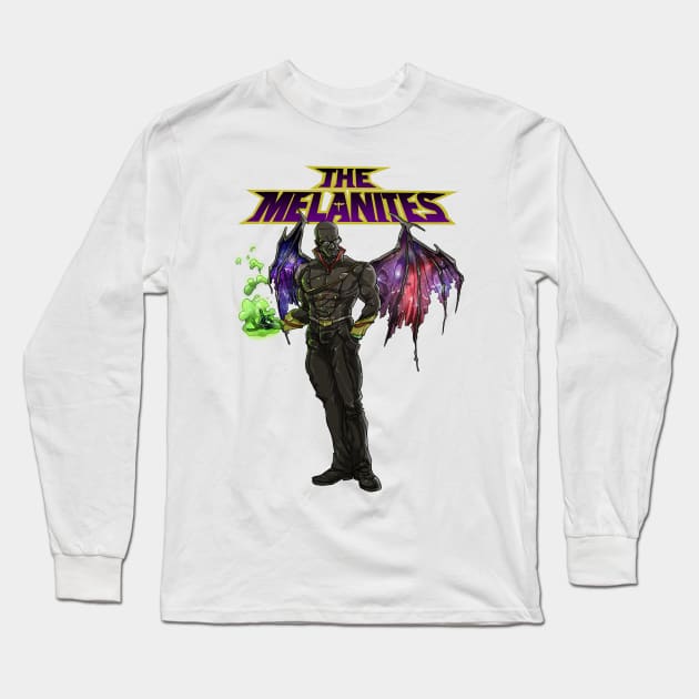 The Melanites- Rasar X Long Sleeve T-Shirt by The Melanites